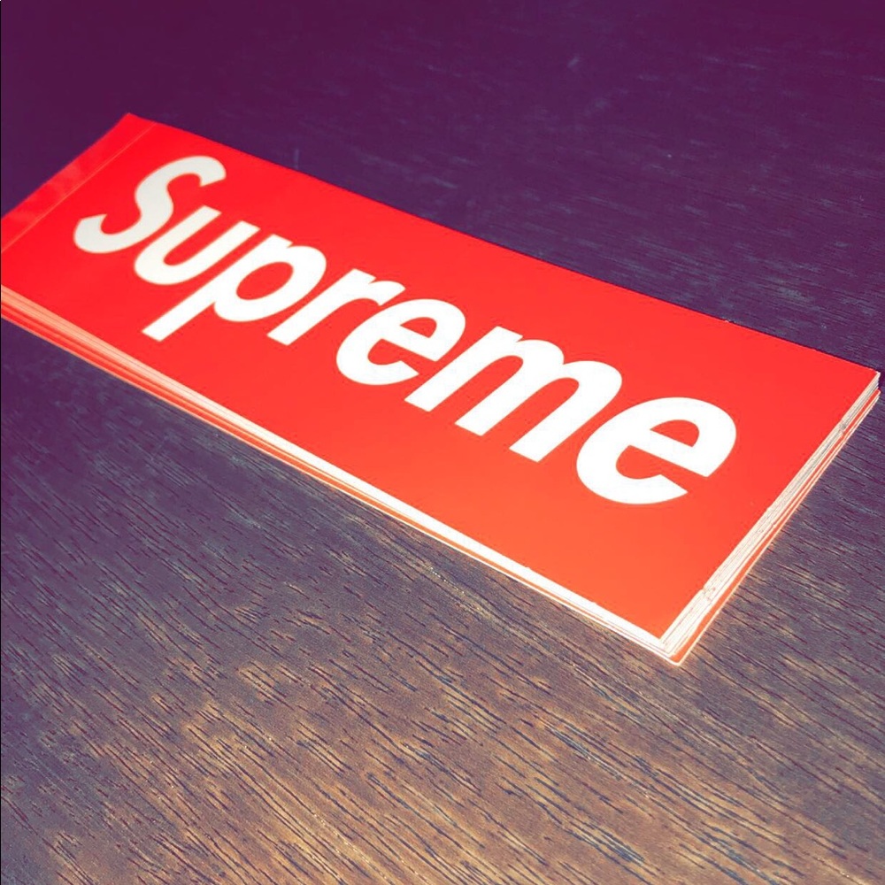Supreme Box Logo Stickers